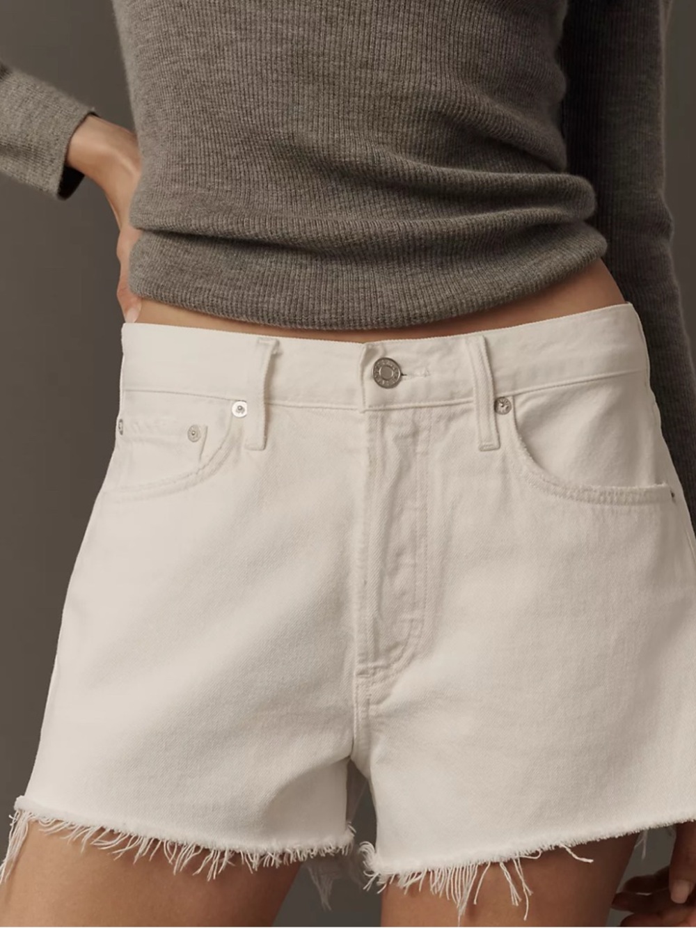 Agolde Parker Jean Shorts in Marshmellow Size 29